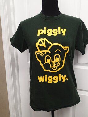 Piggly Wiggly Green Tshirt w/ yellow lettering